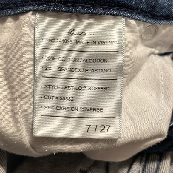 Kancan Medium Wash  Mid Rise Ankle Skinny Jeans Size 27 - Picture 8 of 10